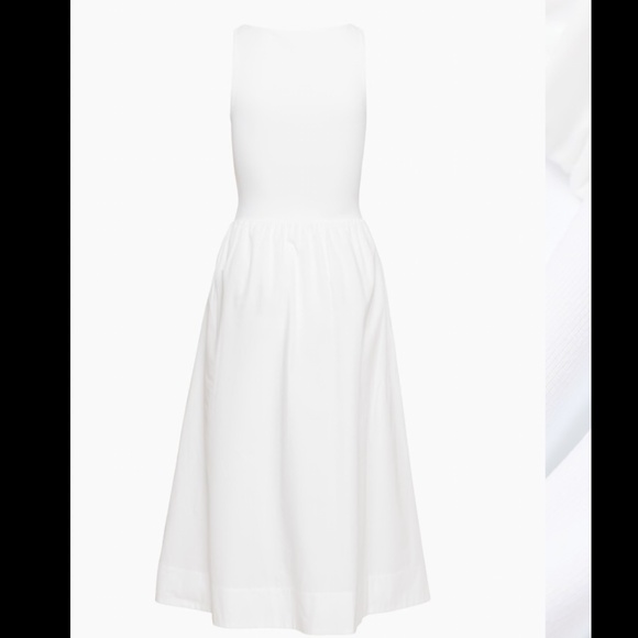 NEW ARITZIA REVIVE DRESS BABATON IN WHITE XXS NWT SOLD OUT ONLINE - Picture 8 of 9